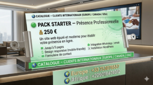 🟢 pack starter — professional presence